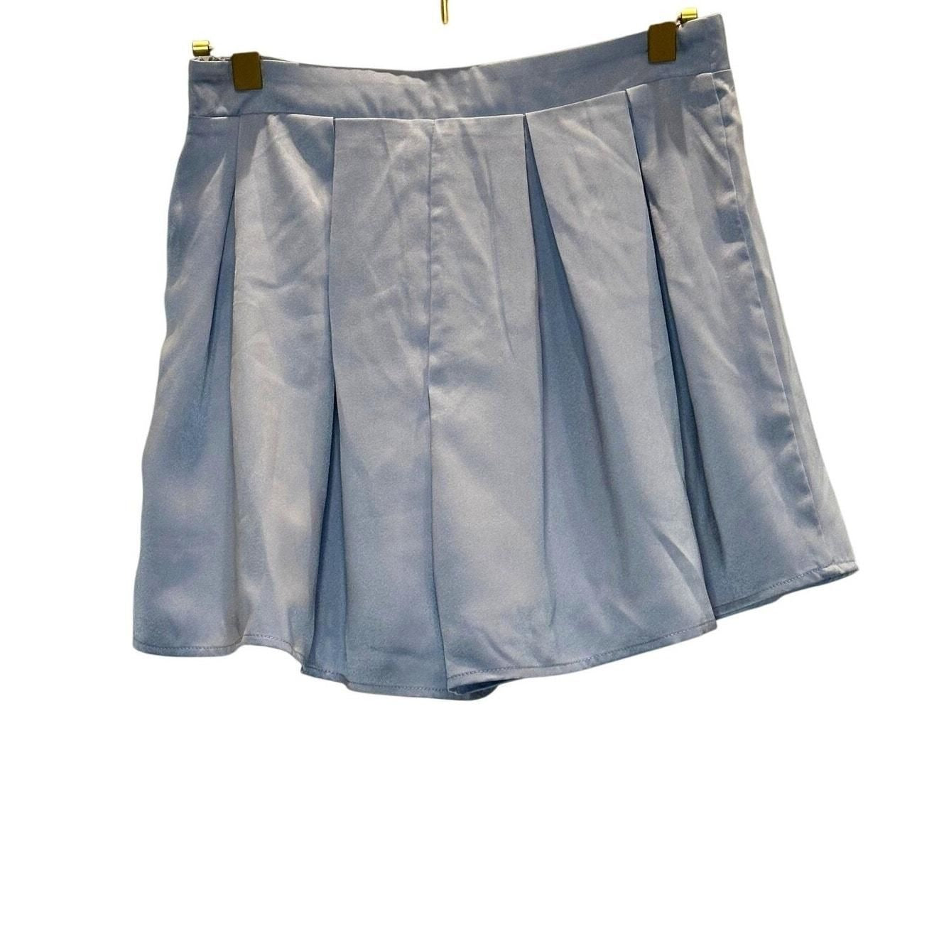 Juno Tied Detail Top & Shorts Set – Blue