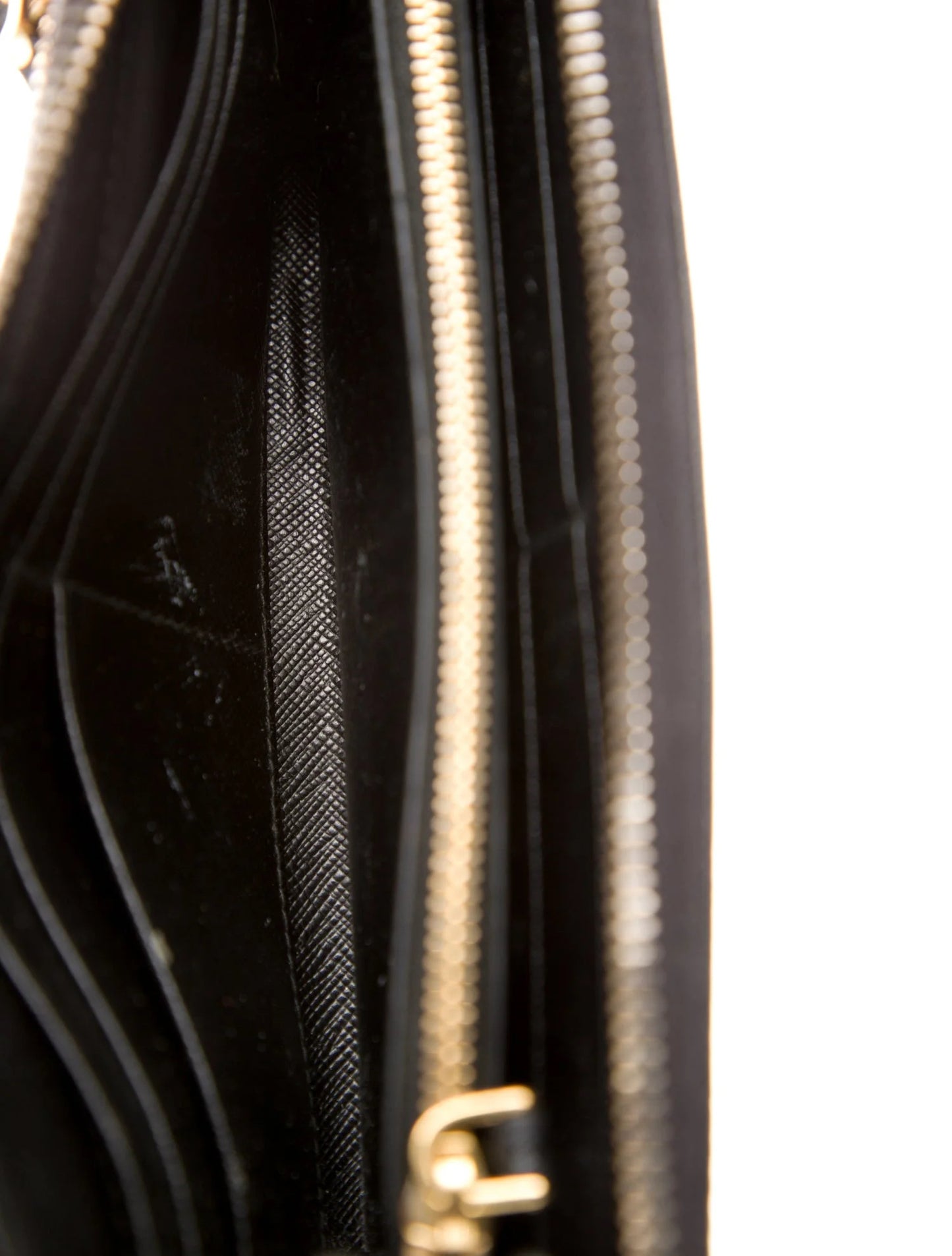 Saffiano Leather Zip-Around Wallet