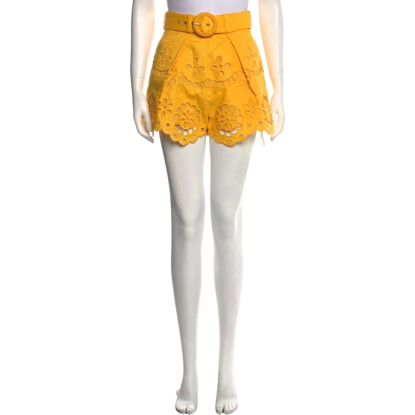 Pop Broderie Anglaise Linen Shorts – Mango