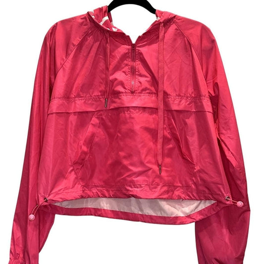Pink Smiley Windbreaker