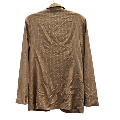 Vesper Double-Breasted Satin Blazer – Charcoal