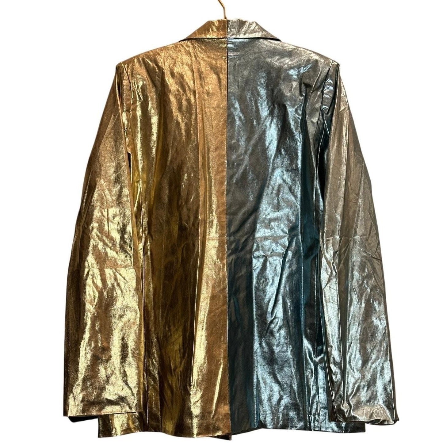 Metallic Moment Colorblock Blazer