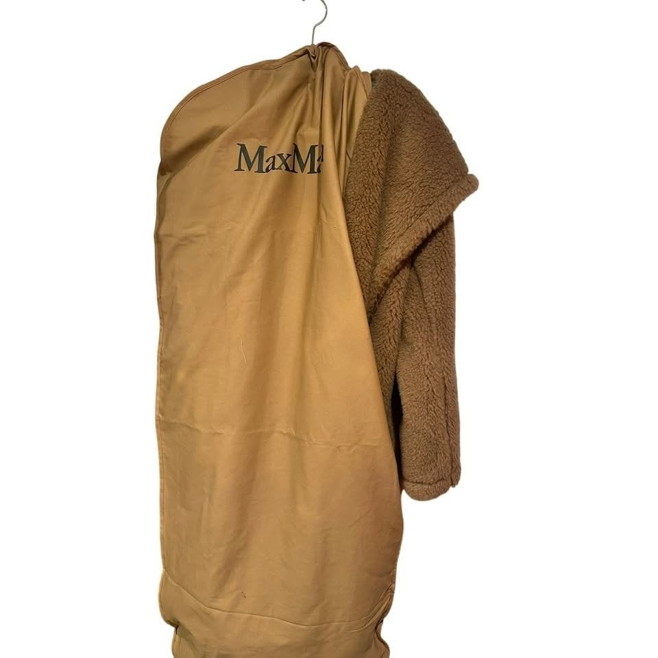 Camel Hooded Teddy Coat