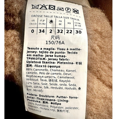 Camel Hooded Teddy Coat