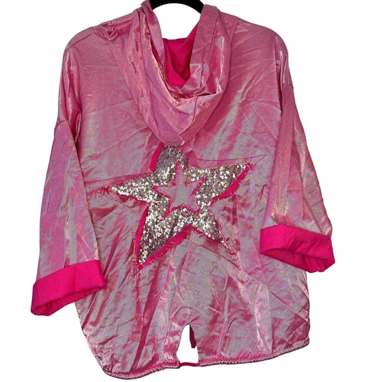 Shine Like a Star Italian Moto Jacket – Fuchsia