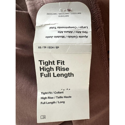 Tight Fit High Rise Full Length Flare Leggings