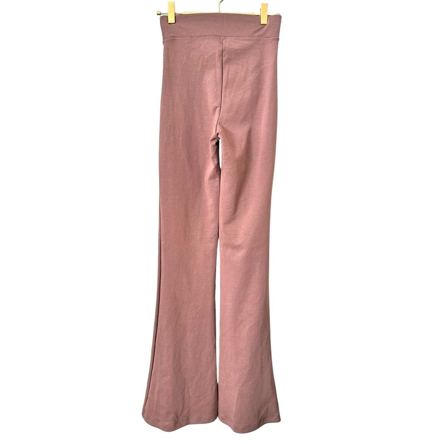 Tight Fit High Rise Full Length Flare Leggings