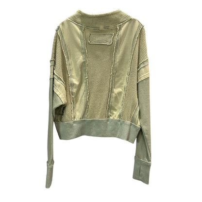 Lime Green Zip-Up Thermal Jacket