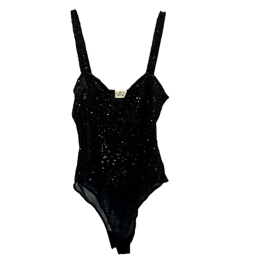 Black Sequin Bodysuit