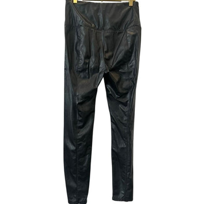 Vegan Leather Leggings – Black
