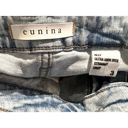 Ally Ultra Hi-Rise Straight Crop Jeans