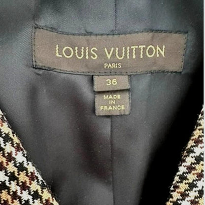 Wool Houndstooth Blazer