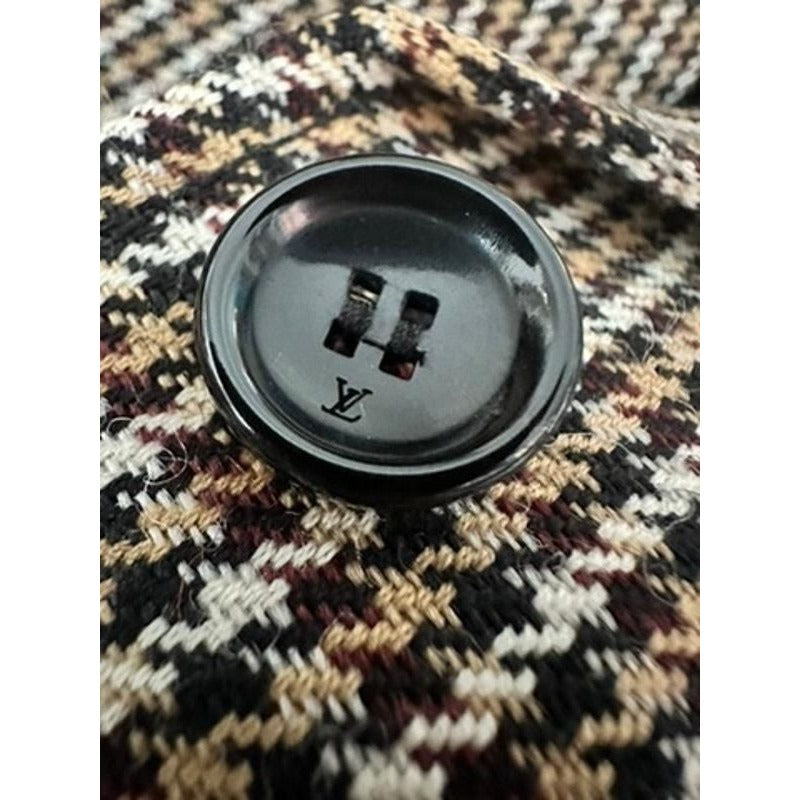 Wool Houndstooth Blazer