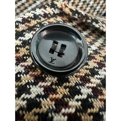 Wool Houndstooth Blazer