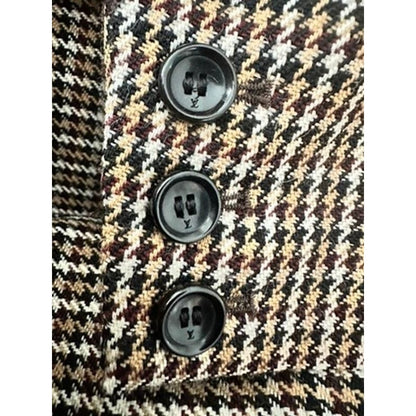 Wool Houndstooth Blazer