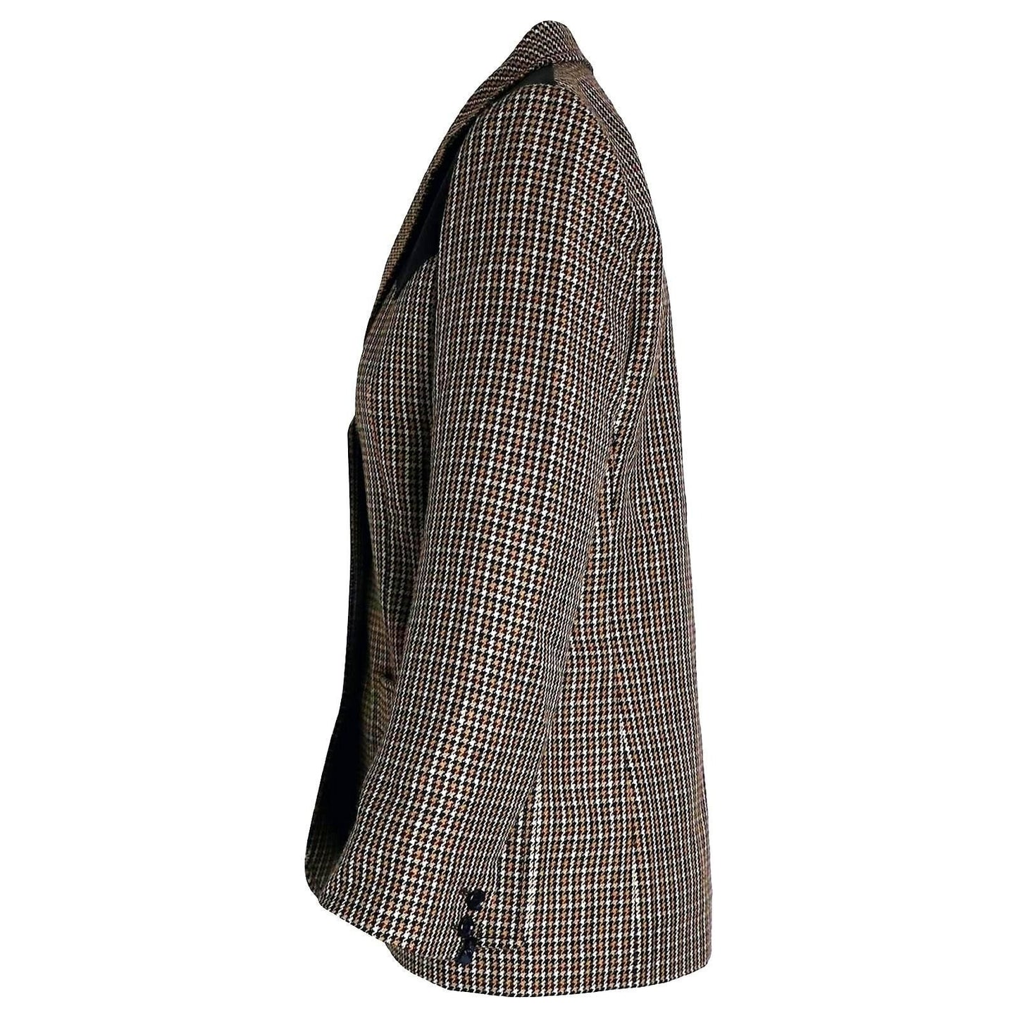 Wool Houndstooth Blazer