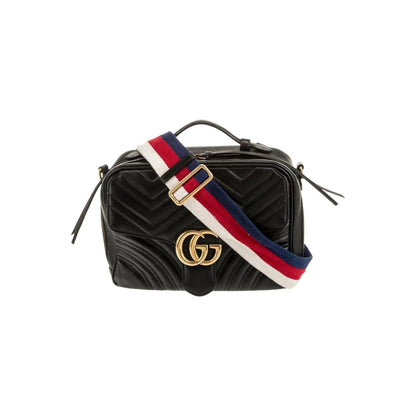 GG Marmont Sylvie Web Top Handle Satchel