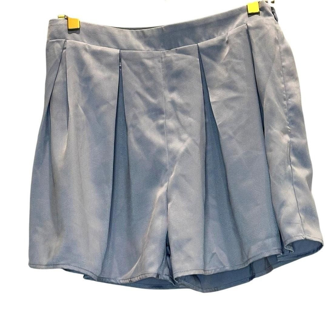 Juno Tied Detail Top & Shorts Set – Blue