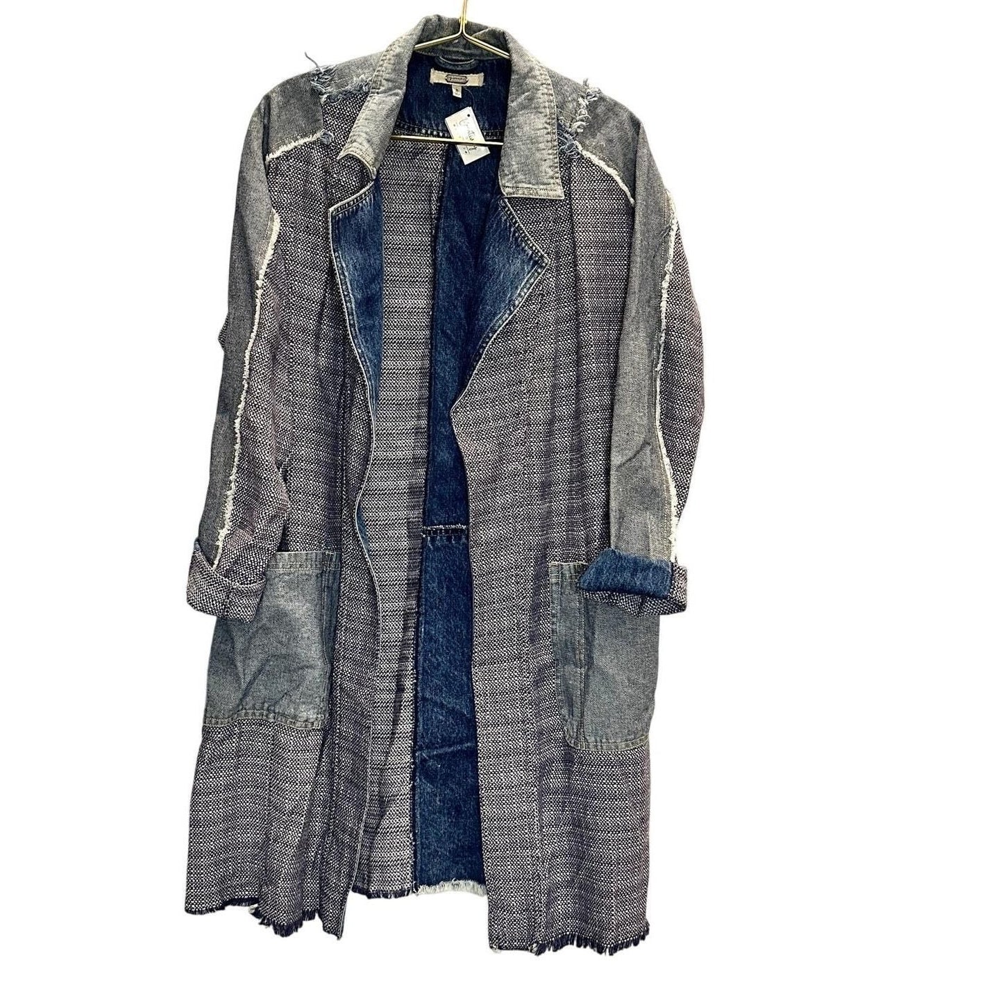 Pieced Denim Jacket – Blue Wash