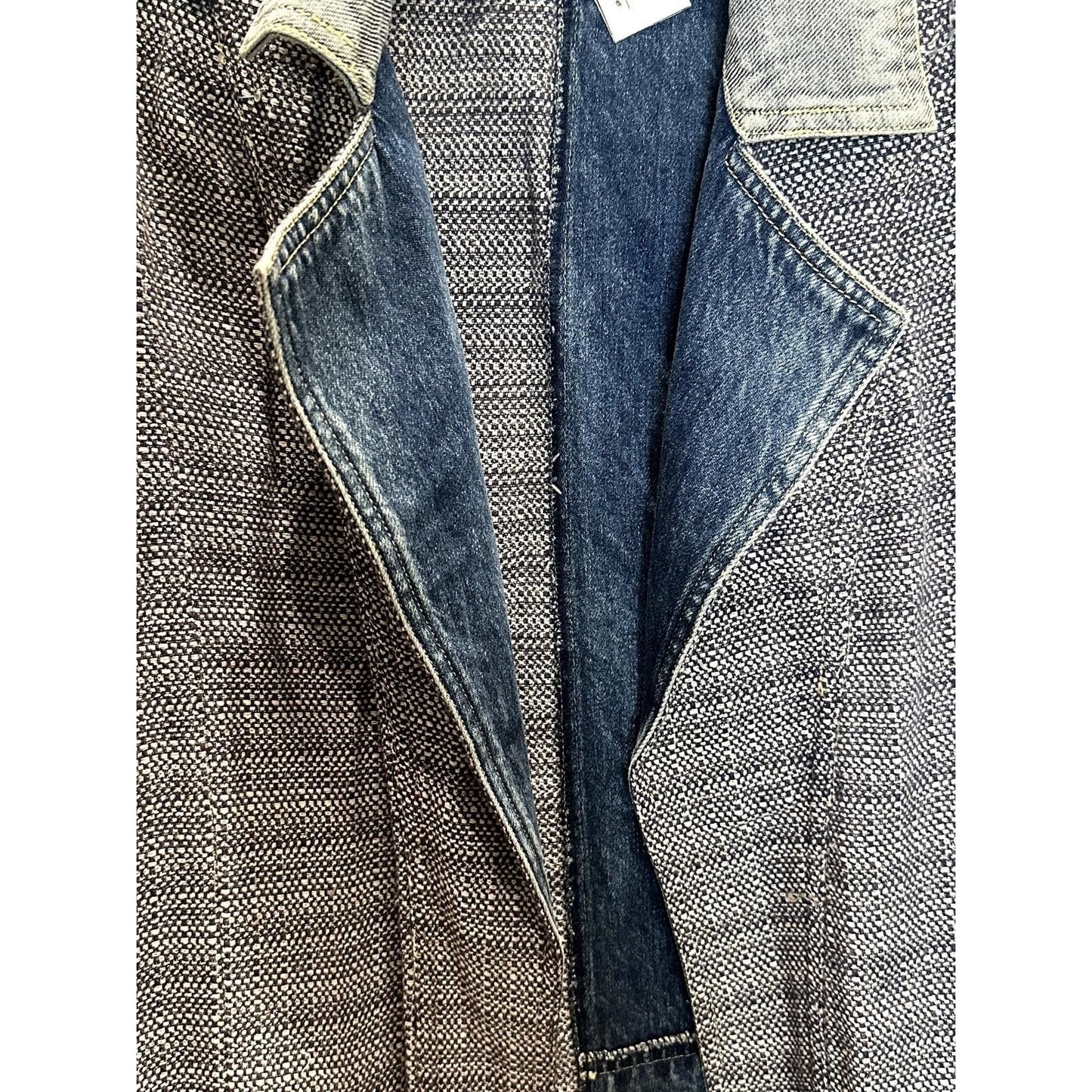 Pieced Denim Jacket – Blue Wash