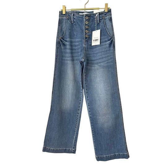 Zoelle Ultra High Rise Wide Leg Jeans