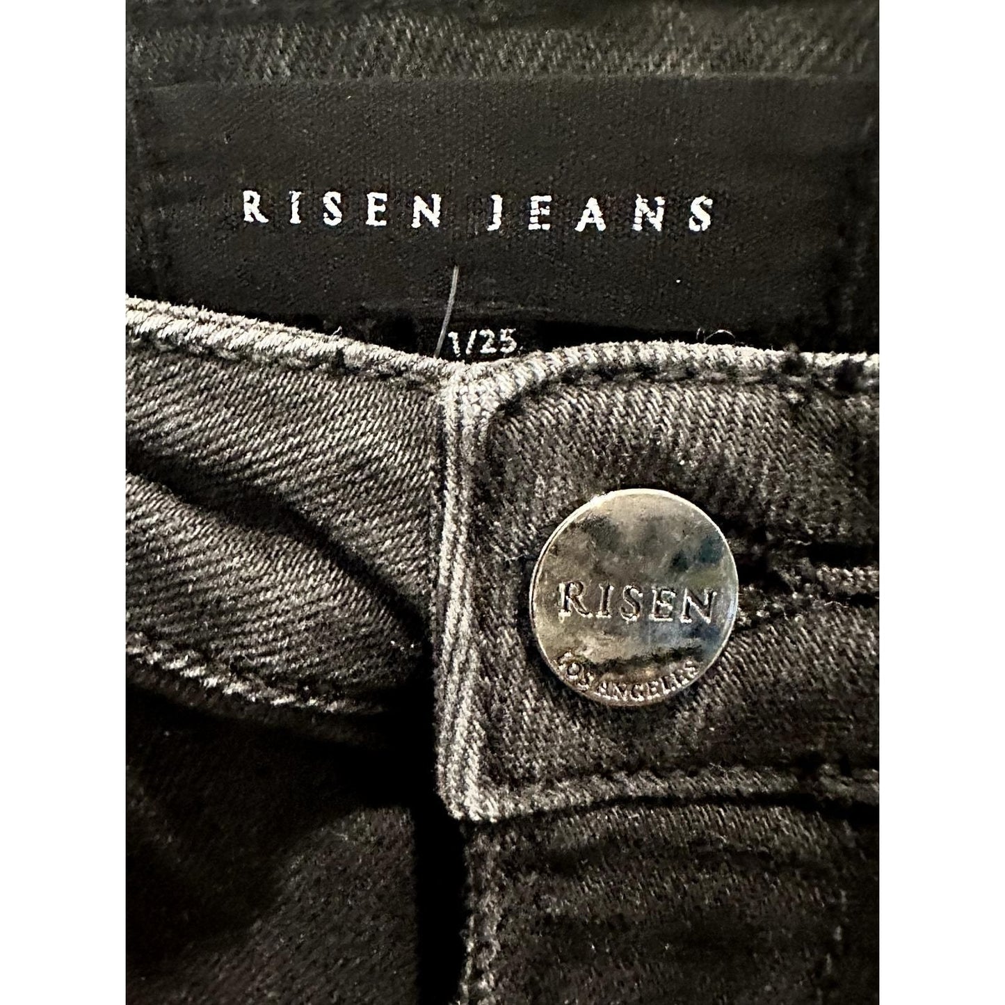 Black Distressed Jeans