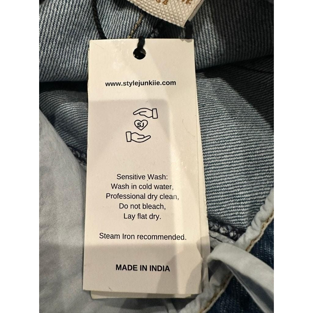 Denim Cargo Pants
