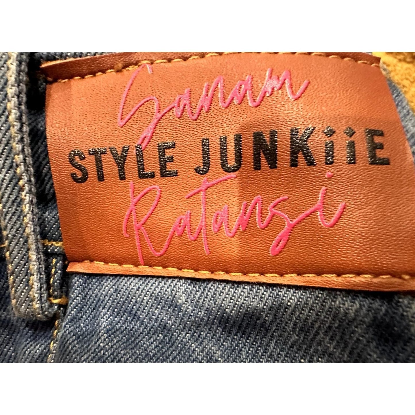 Denim Cargo Pants
