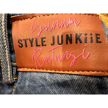 Denim Cargo Pants