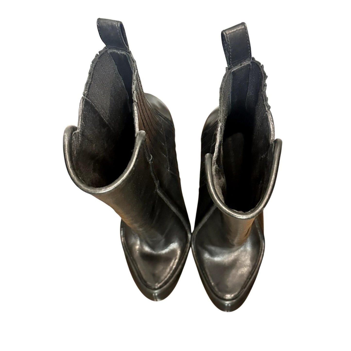 Addison Leather Platform Boots – Black