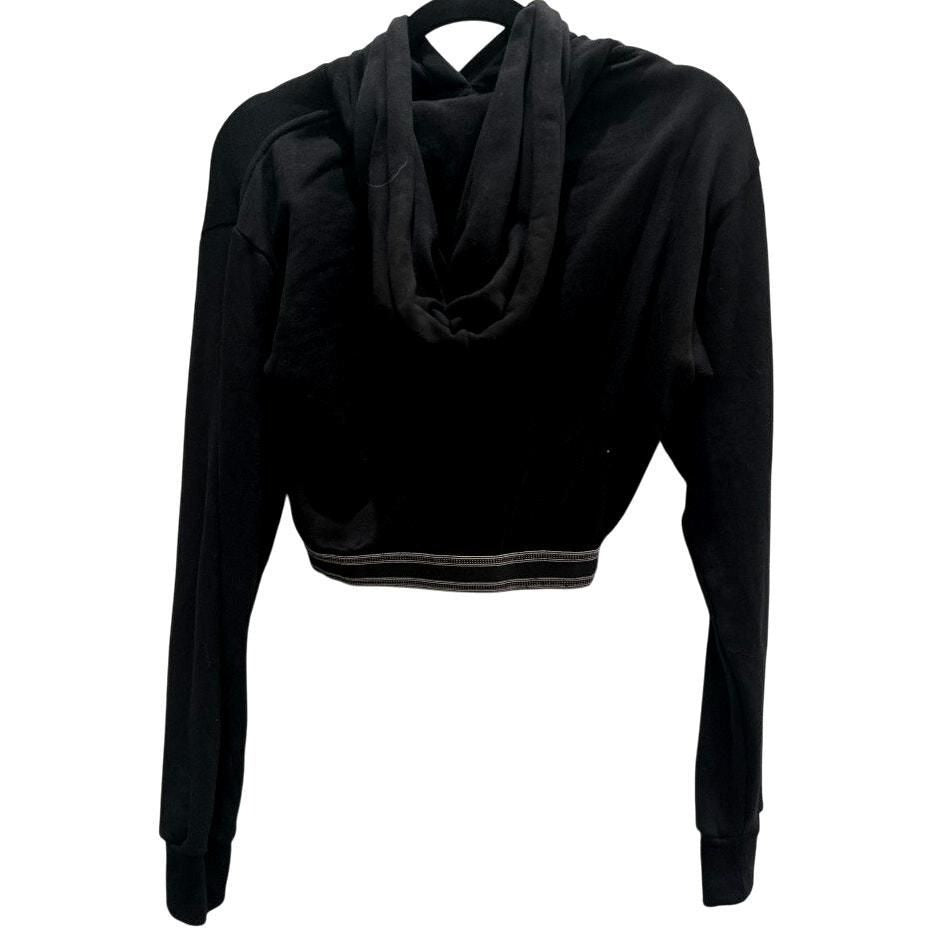 Cropped Hoodie – Black