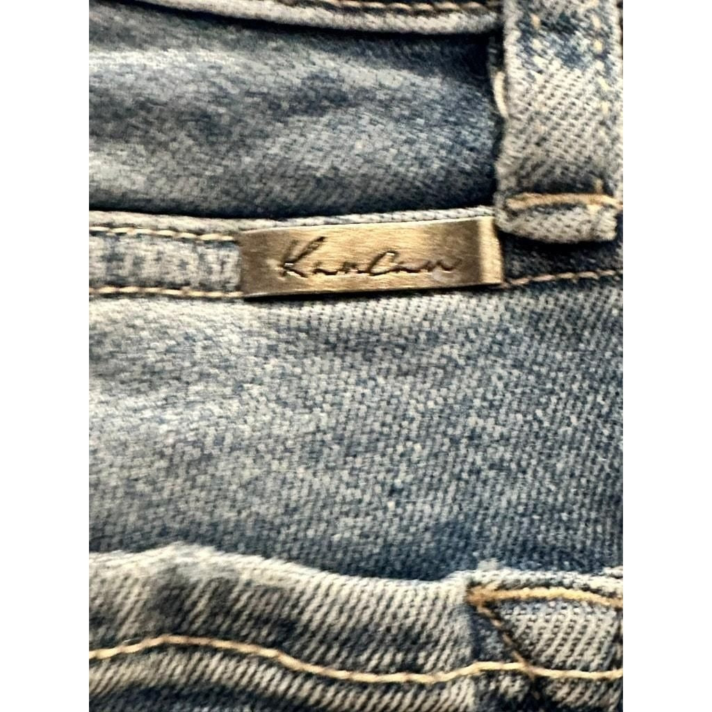 Hi-Rise Slim Tapered Jeans – Light Wash Denim