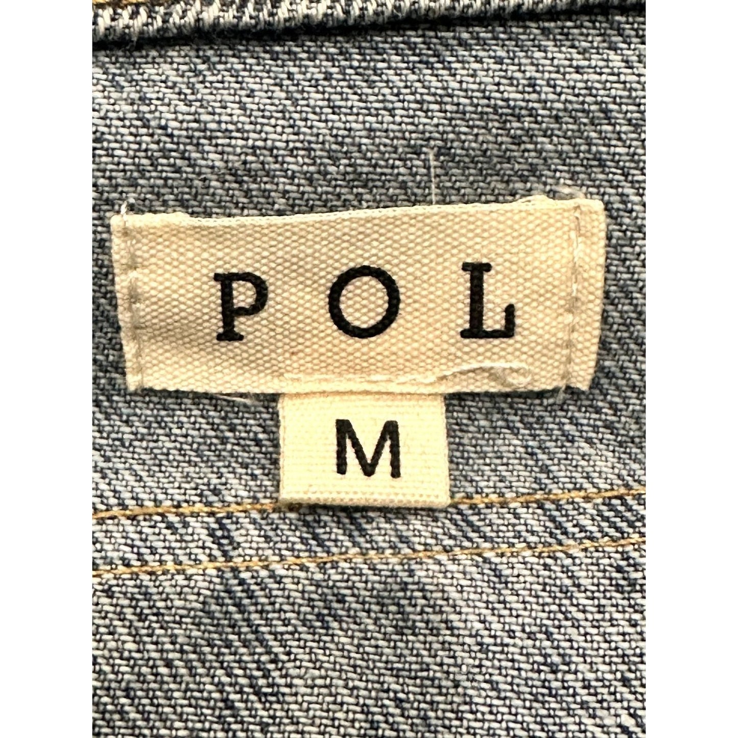 Oversized Zipper-Detail Denim Jacket – Washed Blue