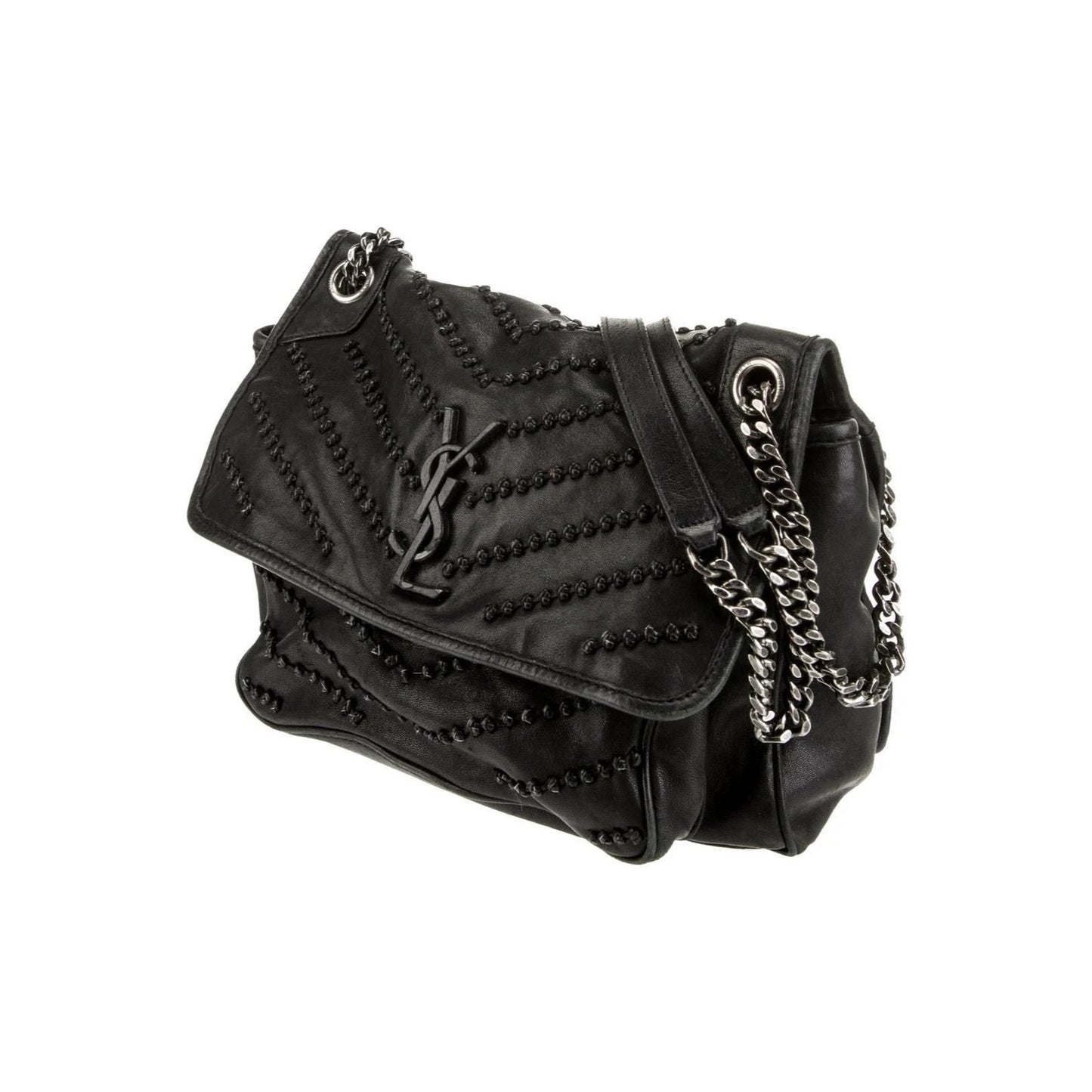 Niki Knotted Vintage Matelassé Bag