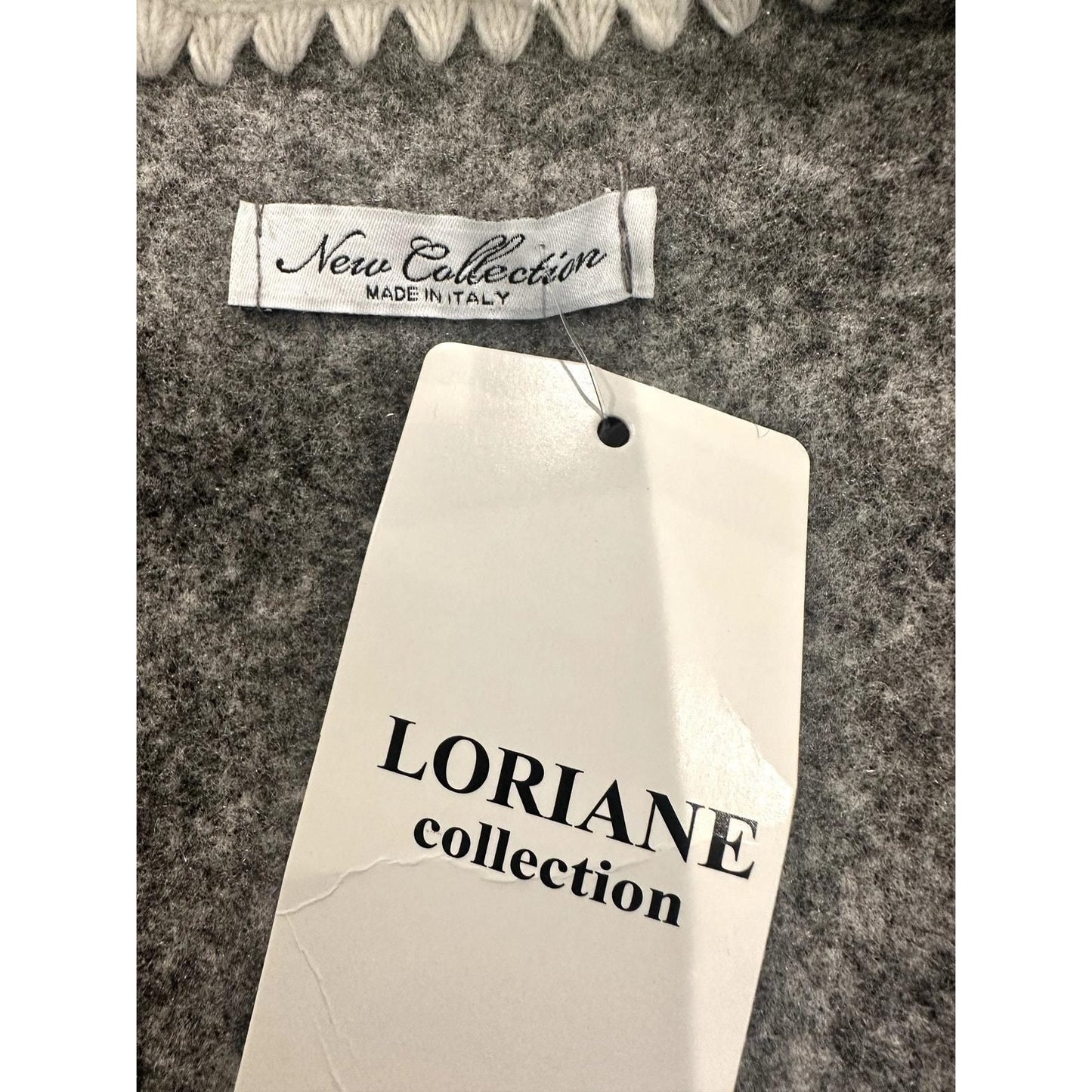 Open Front Textured Cardigan – Grey