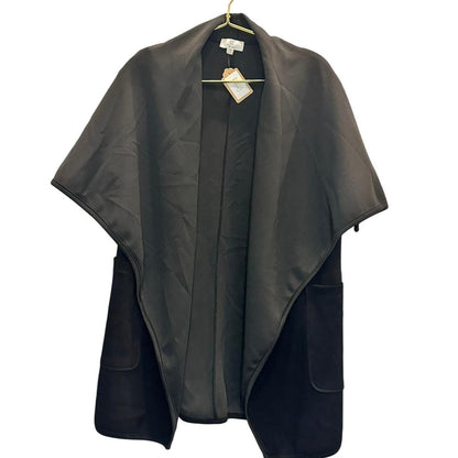 Butter Modal Cape Cardigan – Black