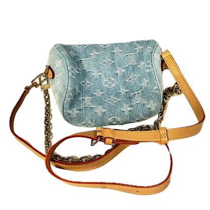 Mini Denim Bum Bag - Sky Blue