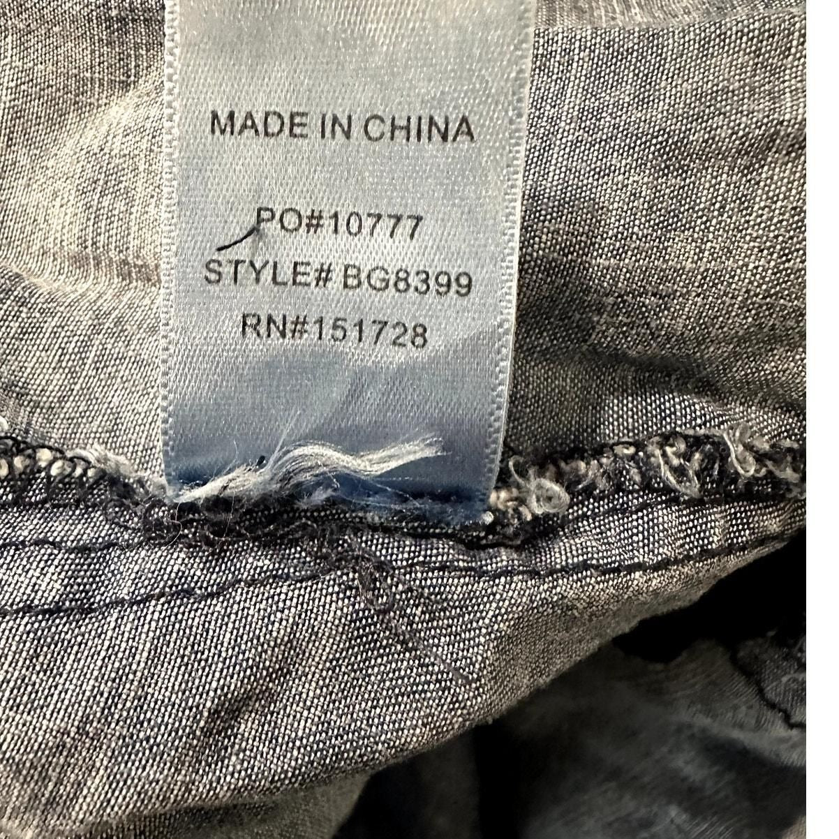 Tencel Denim Acid-Wash Jumper