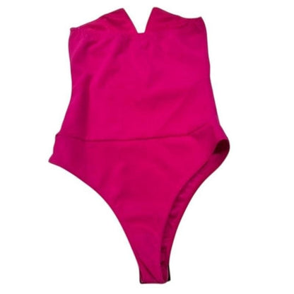 Strapless Bodysuit – Fuchsia