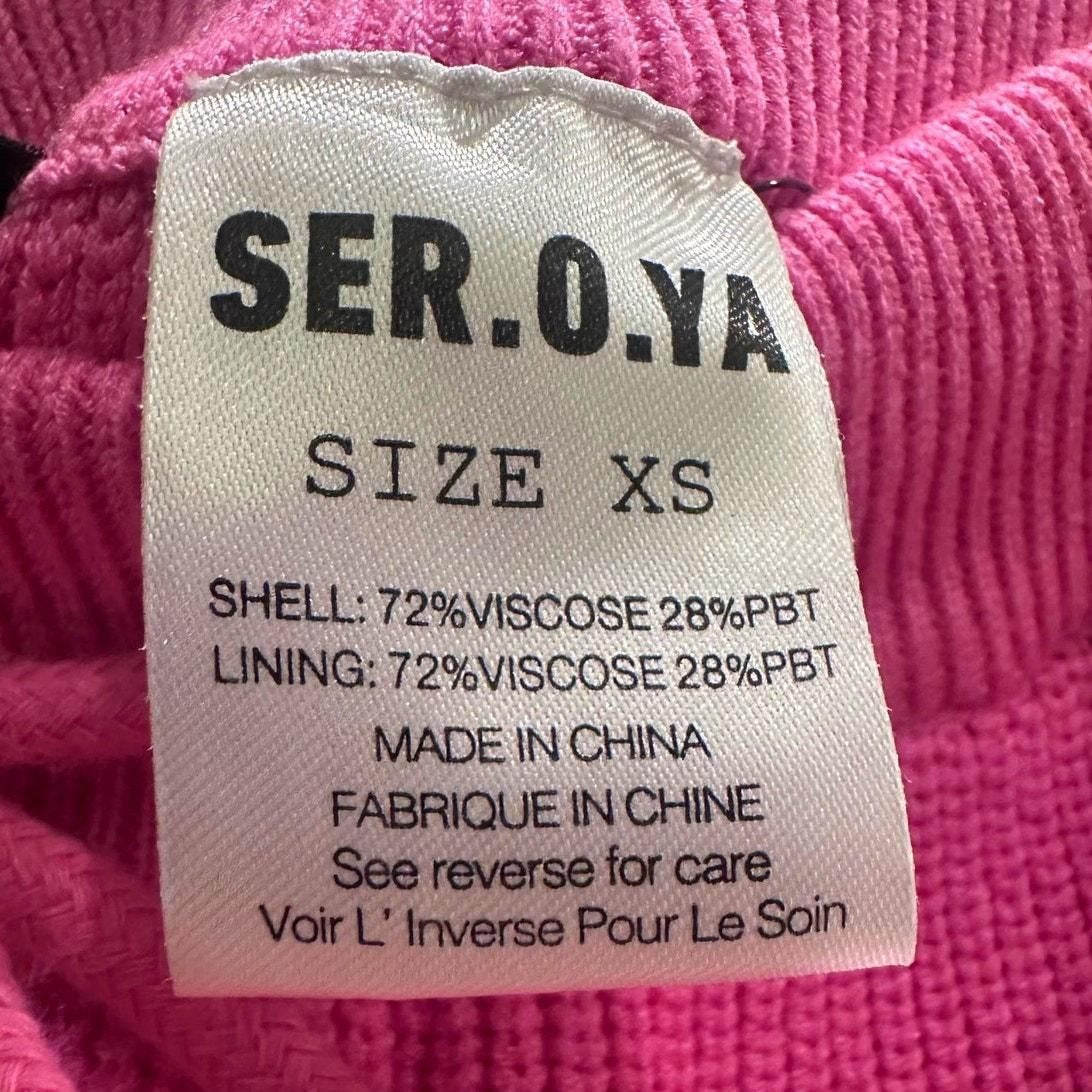 Saph Knit Cargo Pants – Pink