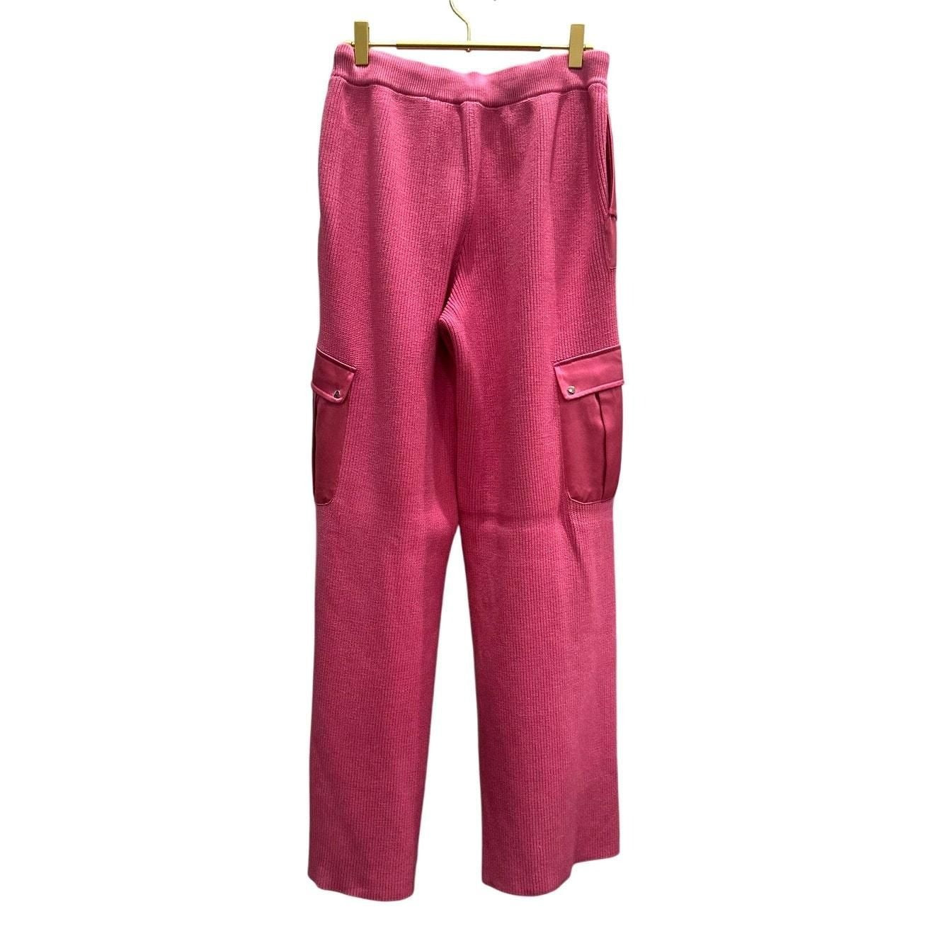 Saph Knit Cargo Pants – Pink