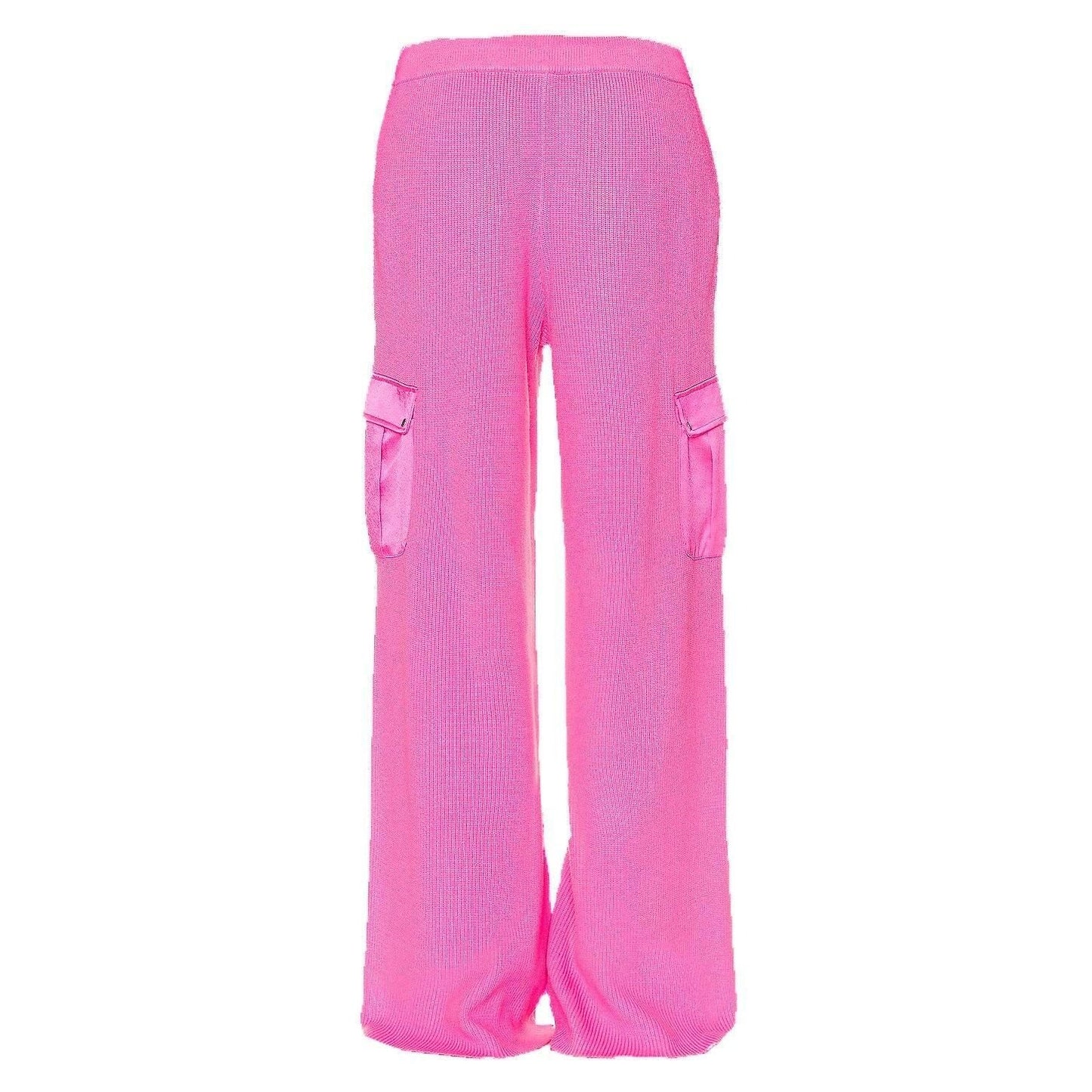 Saph Knit Cargo Pants – Pink
