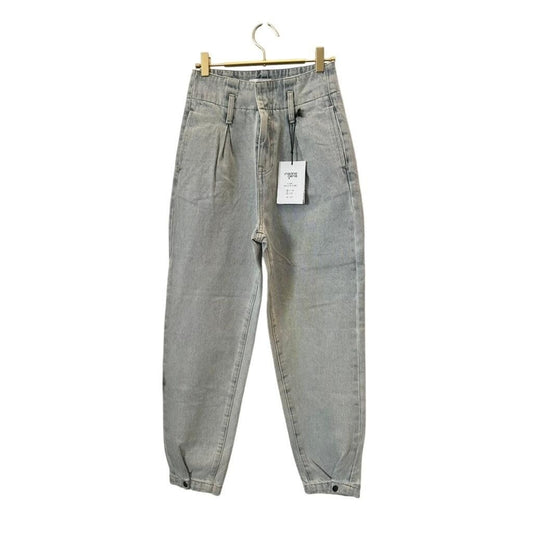 Hi-Rise Balloon Jeans – Light Wash