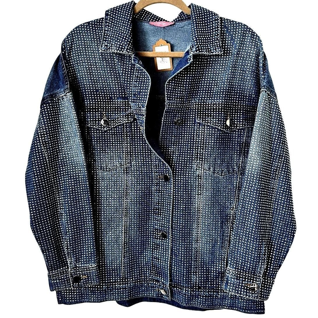 Rhinestone Denim Jacket
