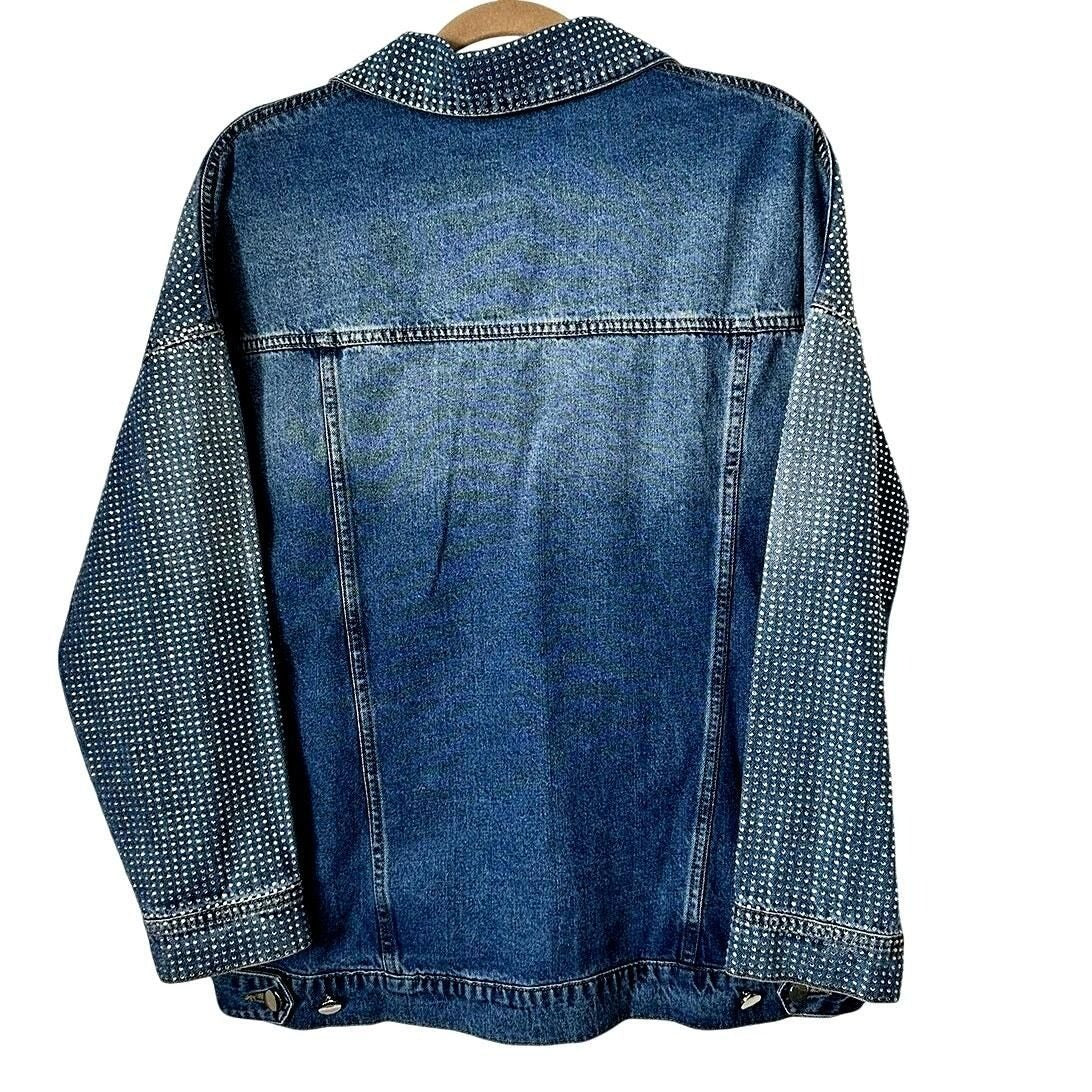 Rhinestone Denim Jacket