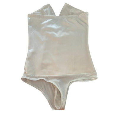 Satin V-Neck Bodysuit