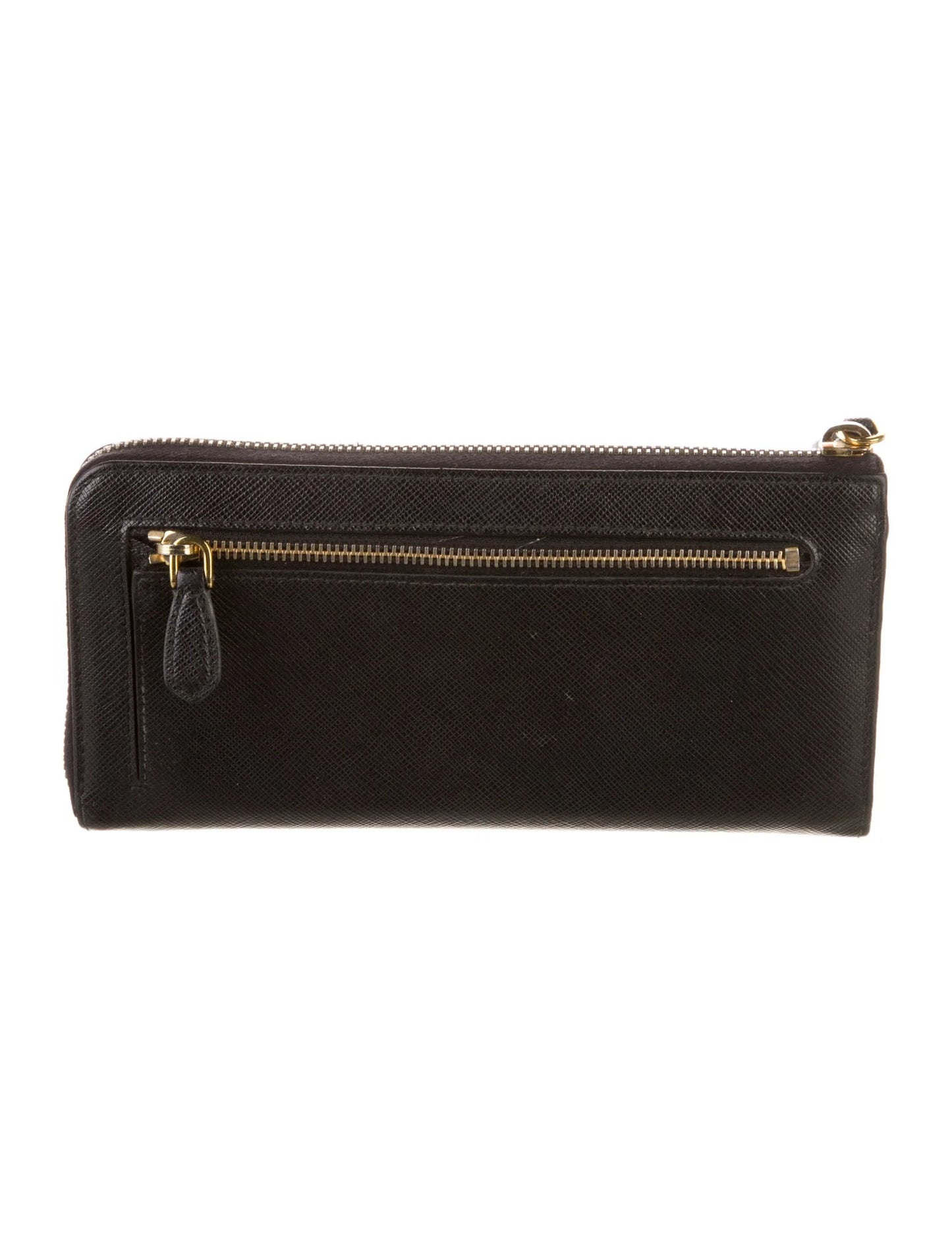 Saffiano Leather Zip-Around Wallet