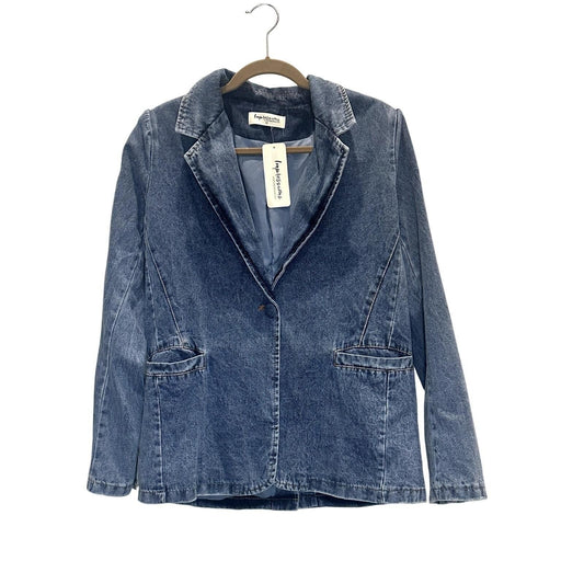 Dreaming of Soho Denim Blazer – Medium Wash