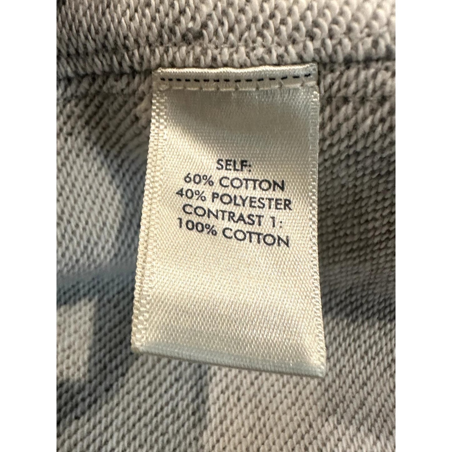 L/S Pieced ¼-Zip Hoodie – Charcoal Mix