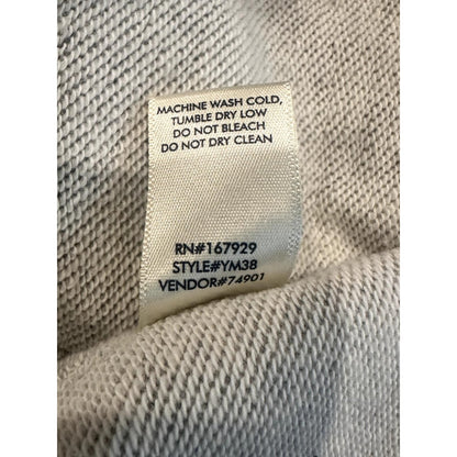 L/S Pieced ¼-Zip Hoodie – Charcoal Mix